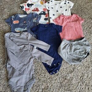 0-3 m boys 8 pcs bundle